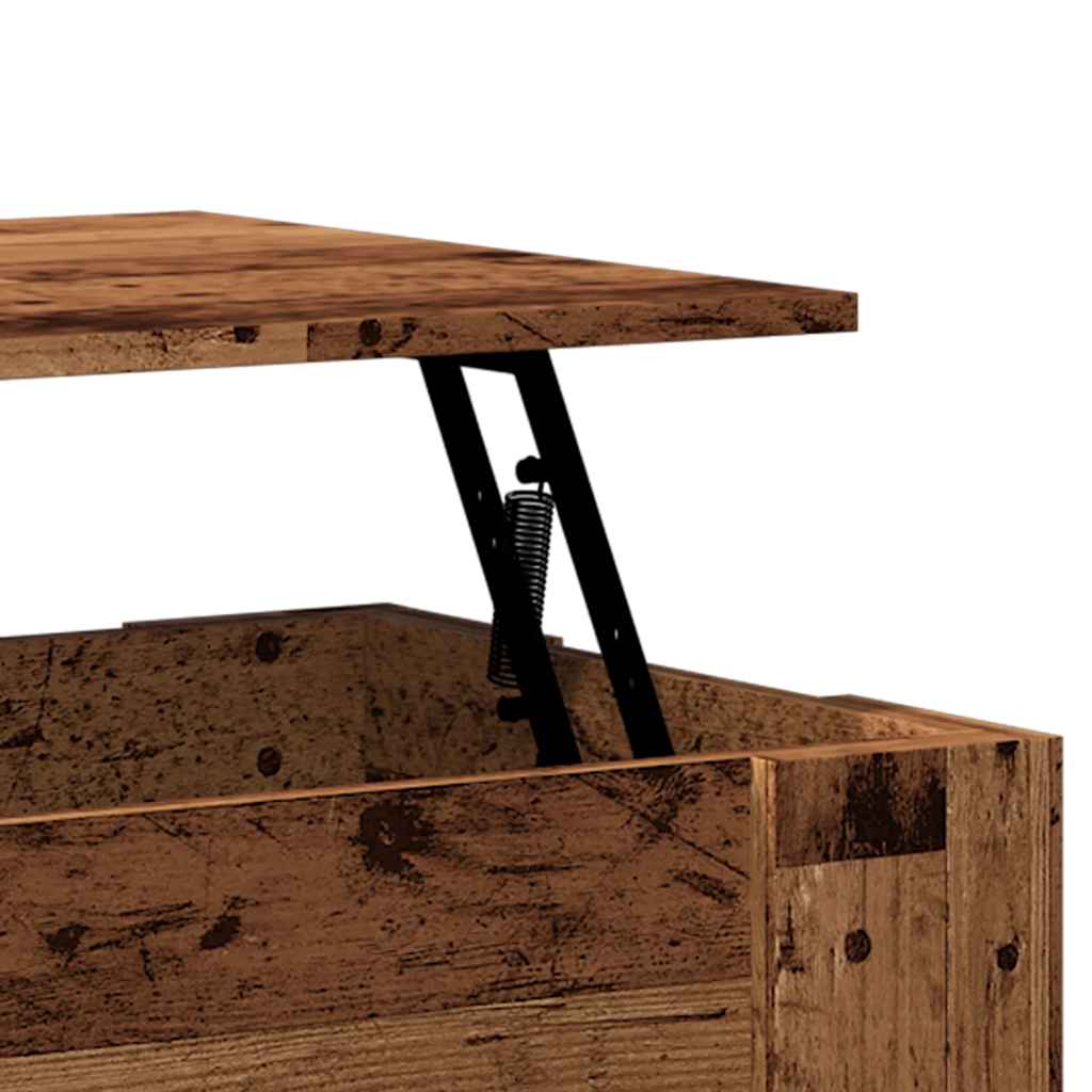kavos staliukas Old Wood 79x49x41 cm Engineered Wood