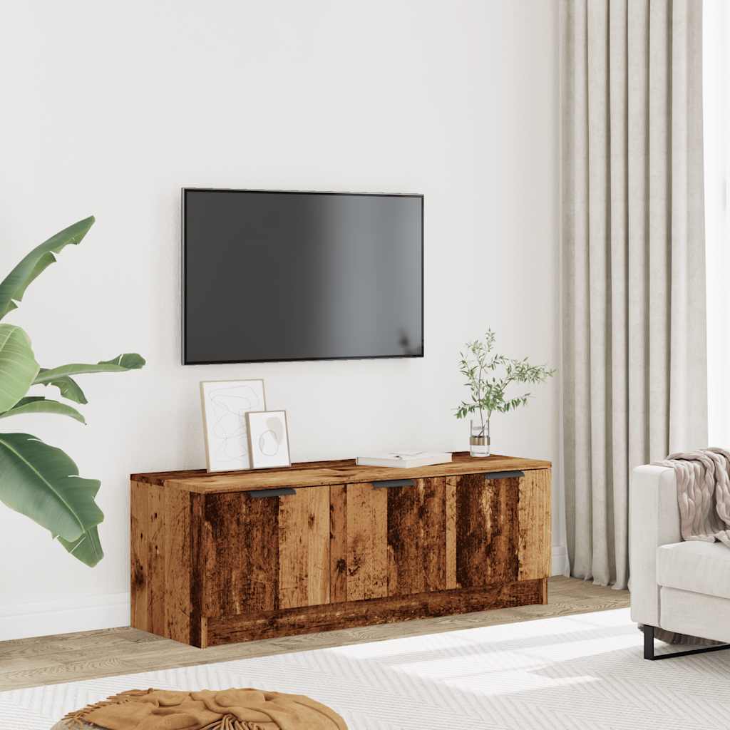 TV skapītis, apstrādāts koks 102x35x36,5cm
