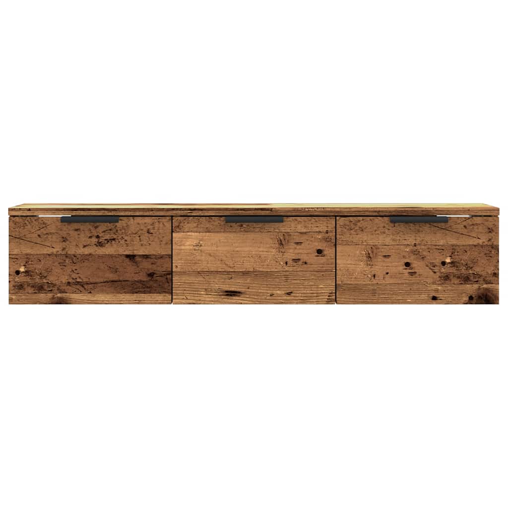Sienas skapis Old Wood 102x30x20 cm inženierijas koksne