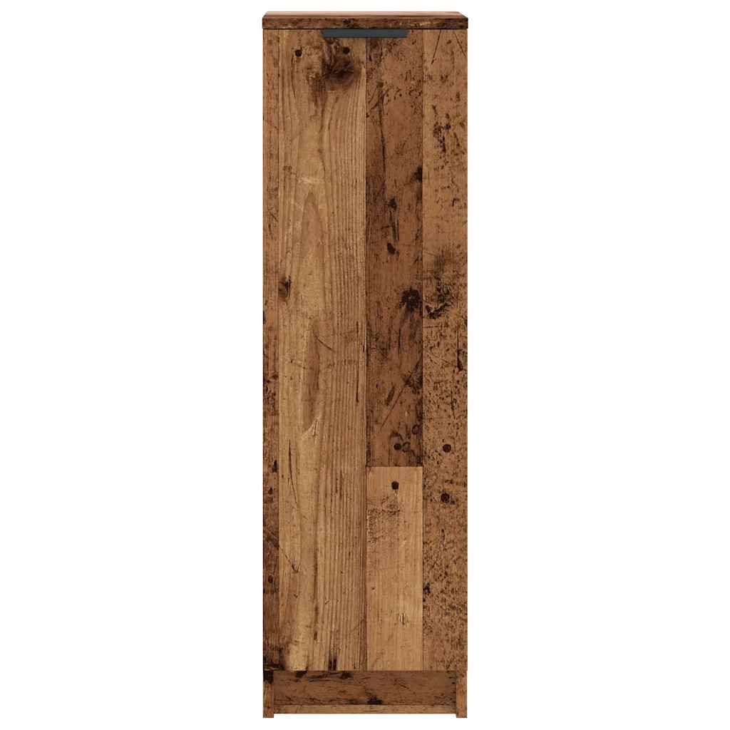 Shoe cabinet, wood, 29.5x35x100.5cm, engineered wood