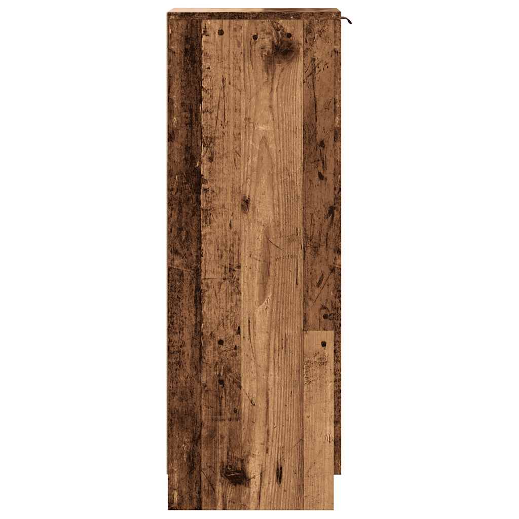 Shoe cabinet, wood, 29.5x35x100.5cm, engineered wood