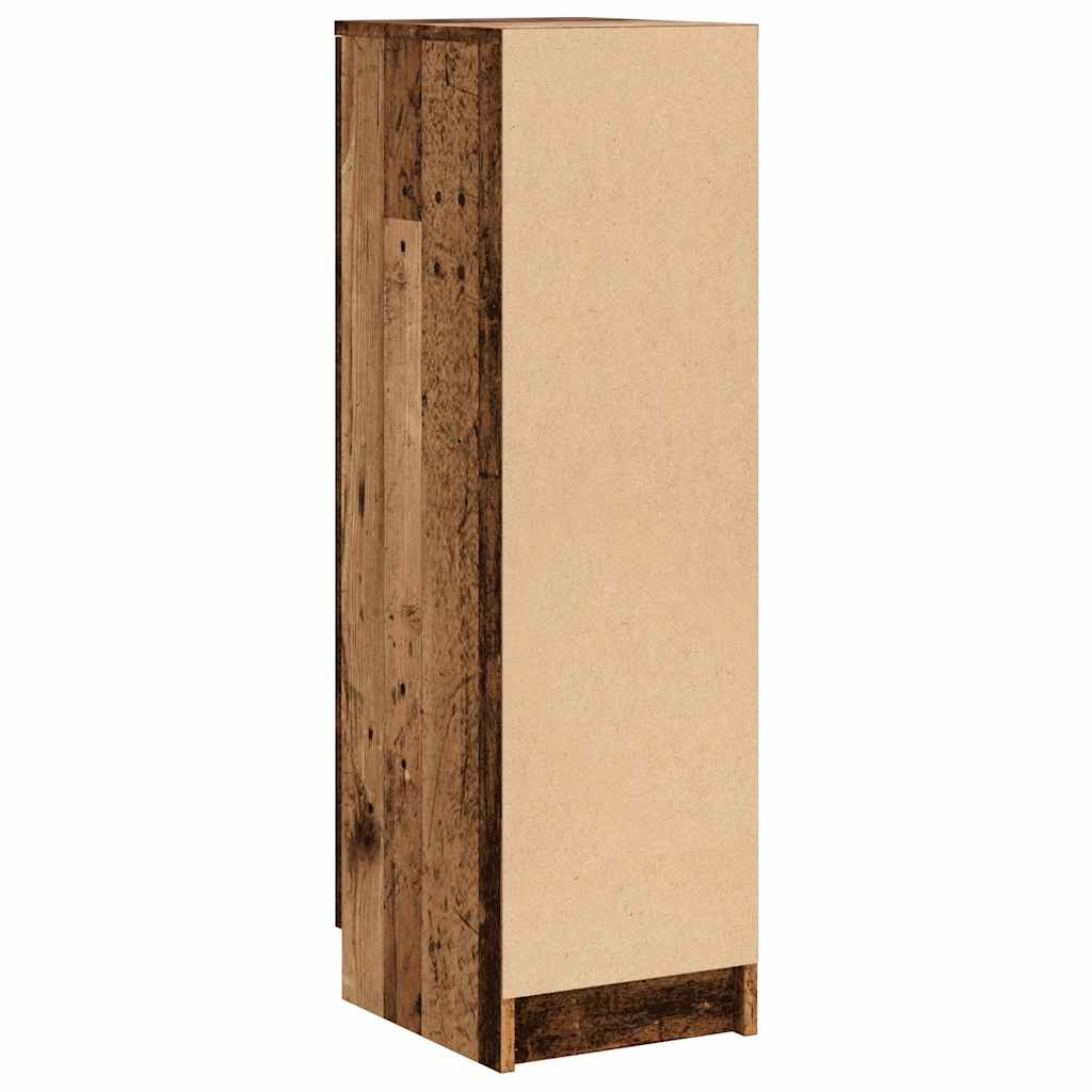 Shoe cabinet, wood, 29.5x35x100.5cm, engineered wood
