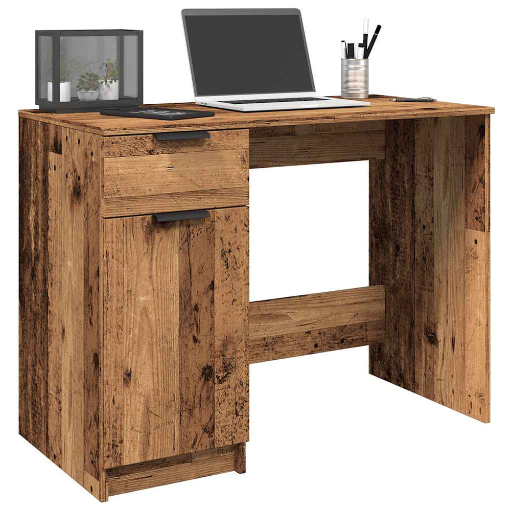 Rašomasis stalas Old Wood 100x50x75 cm Inžinierinė mediena