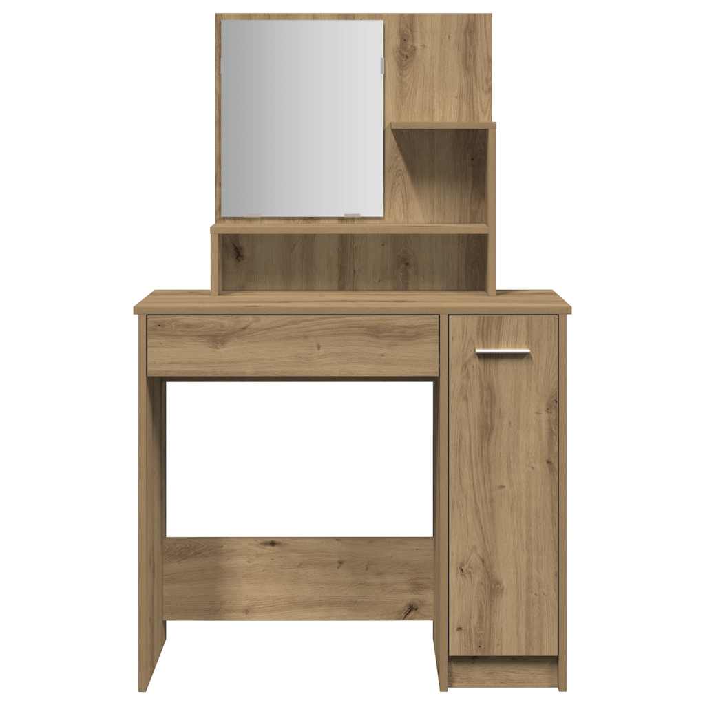 Dressing table with mirror Artisan oak