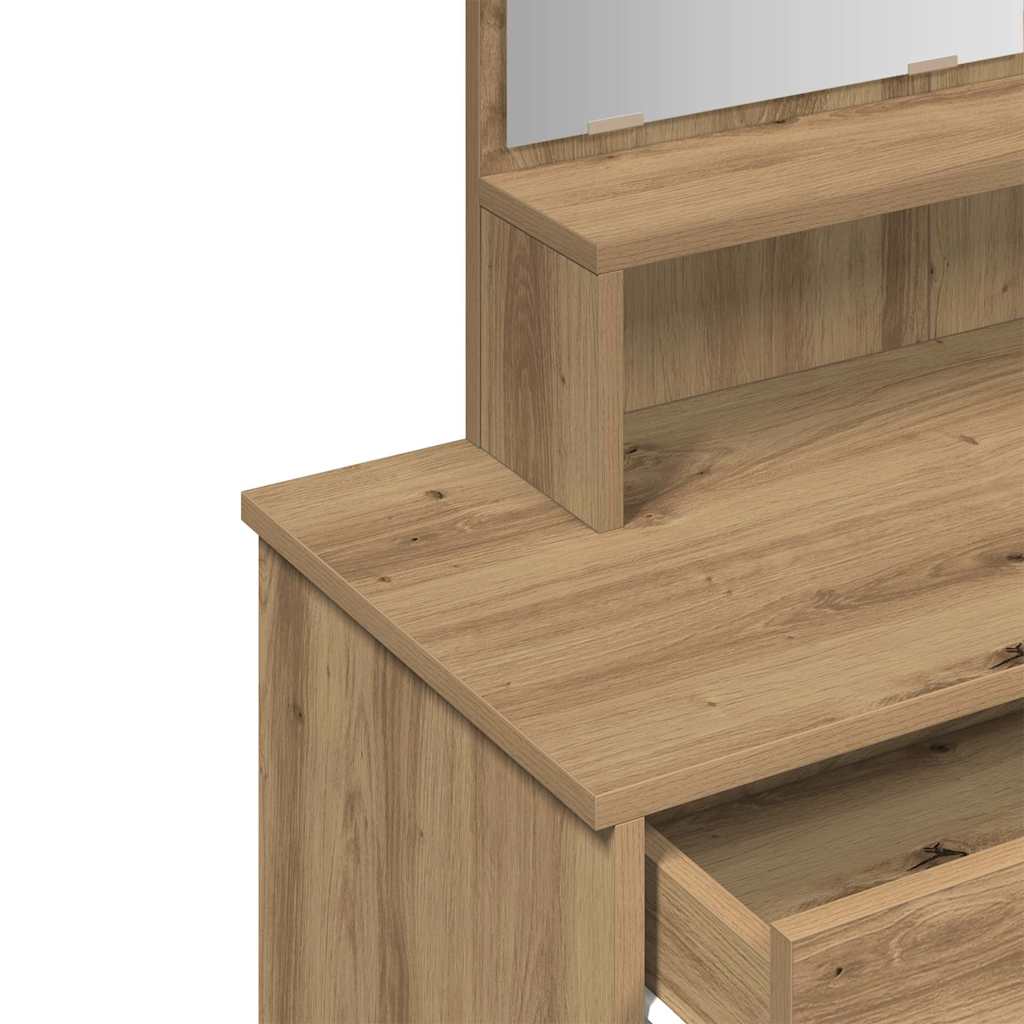 Dressing table with mirror Artisan oak