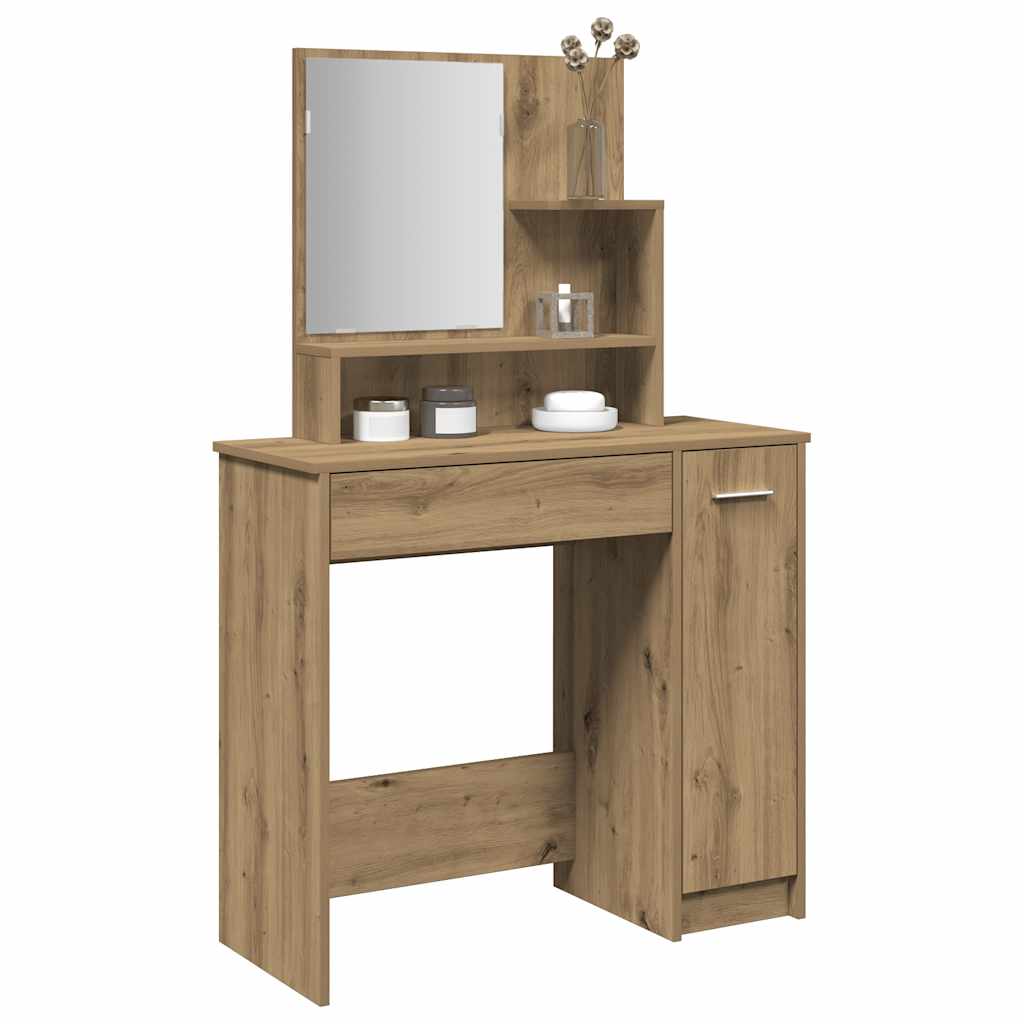 Dressing table with mirror Artisan oak