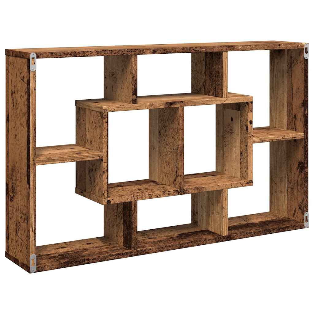 Sieninė lentyna Old Wood 85x16x52,5 cm Inžinerinė mediena