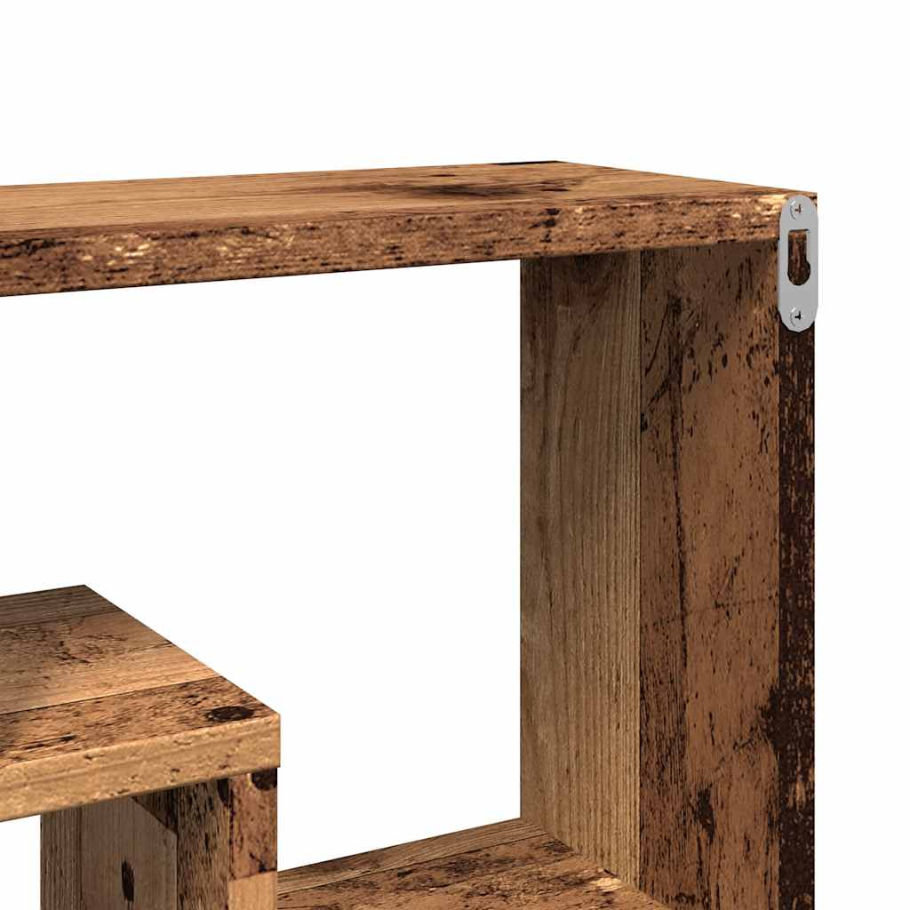Sieninė lentyna Old Wood 85x16x52,5 cm Inžinerinė mediena