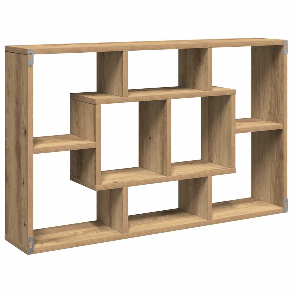 sienas plaukts Artisan ozols 85x16x52,5cm inženierijas koksne