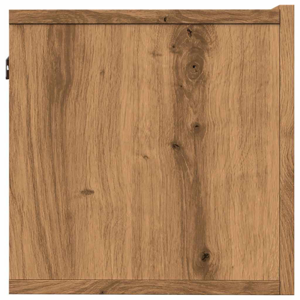 Sieninės TV spintelės, 2vnt., artisano ąžuolo, 100x30x30cm