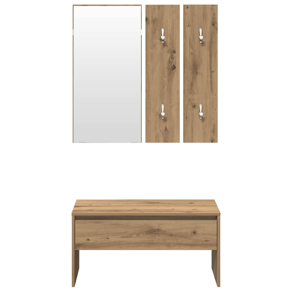 prieškambario baldų komplektas Artisan Oak Engineered Wood