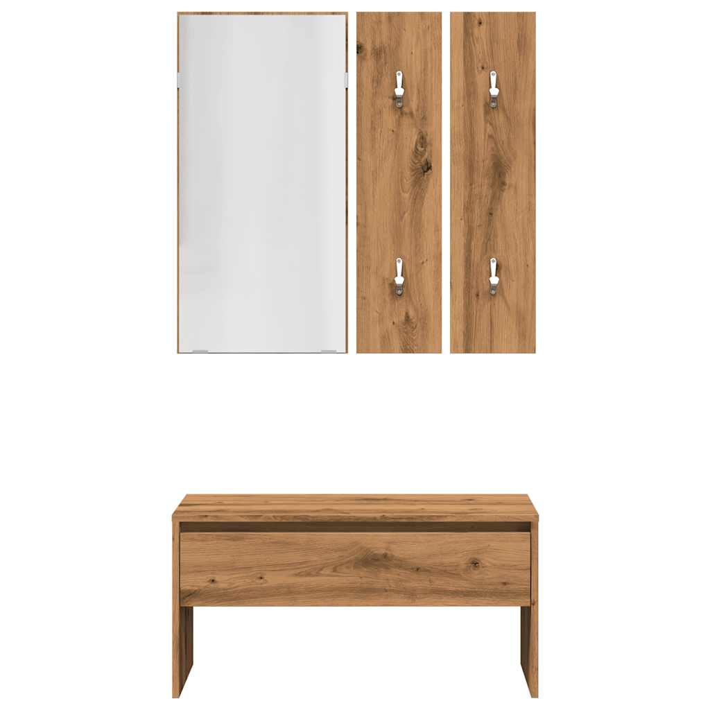 prieškambario baldų komplektas Artisan Oak Engineered Wood