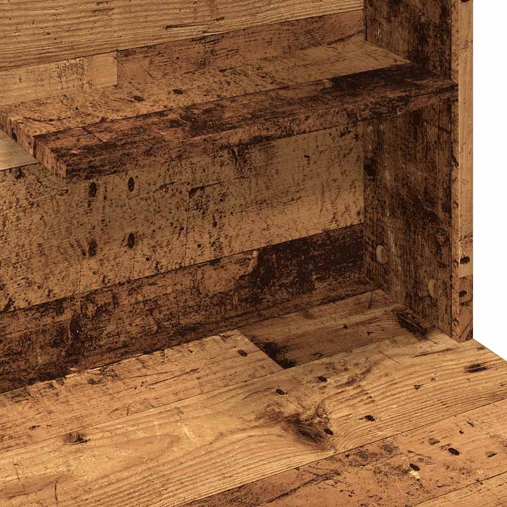 Tualetes galdiņš ar LED Old Wood 74,5x40x141 cm