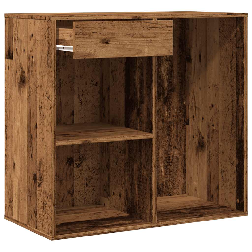 Kosmētikas galdiņš Old Wood 80x40x75 cm inženierijas koks