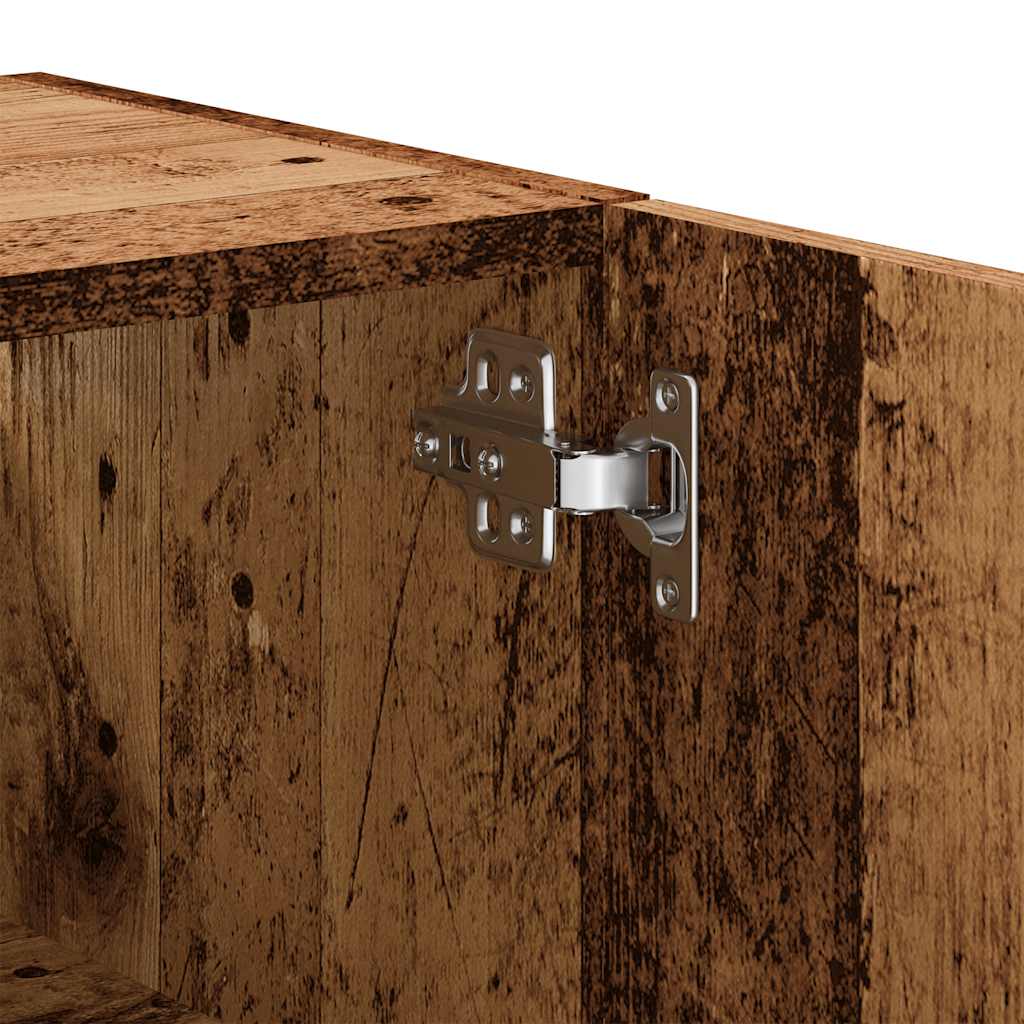 Sienas skapis Old Wood 60x31x70 cm Inženierijas koksne