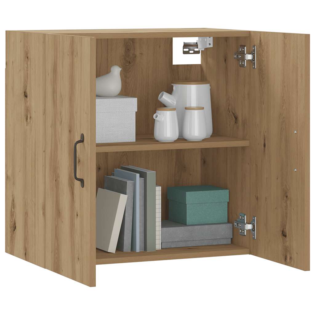 Wall cabinet, artisan oak, 60x31x60cm, engineered wood
