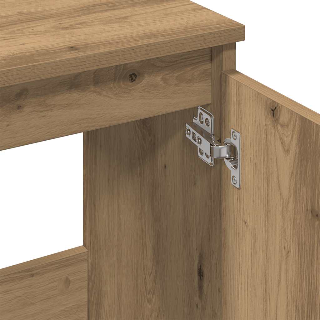 Vanity unit, artisan, 58x33x60cm, treated wood