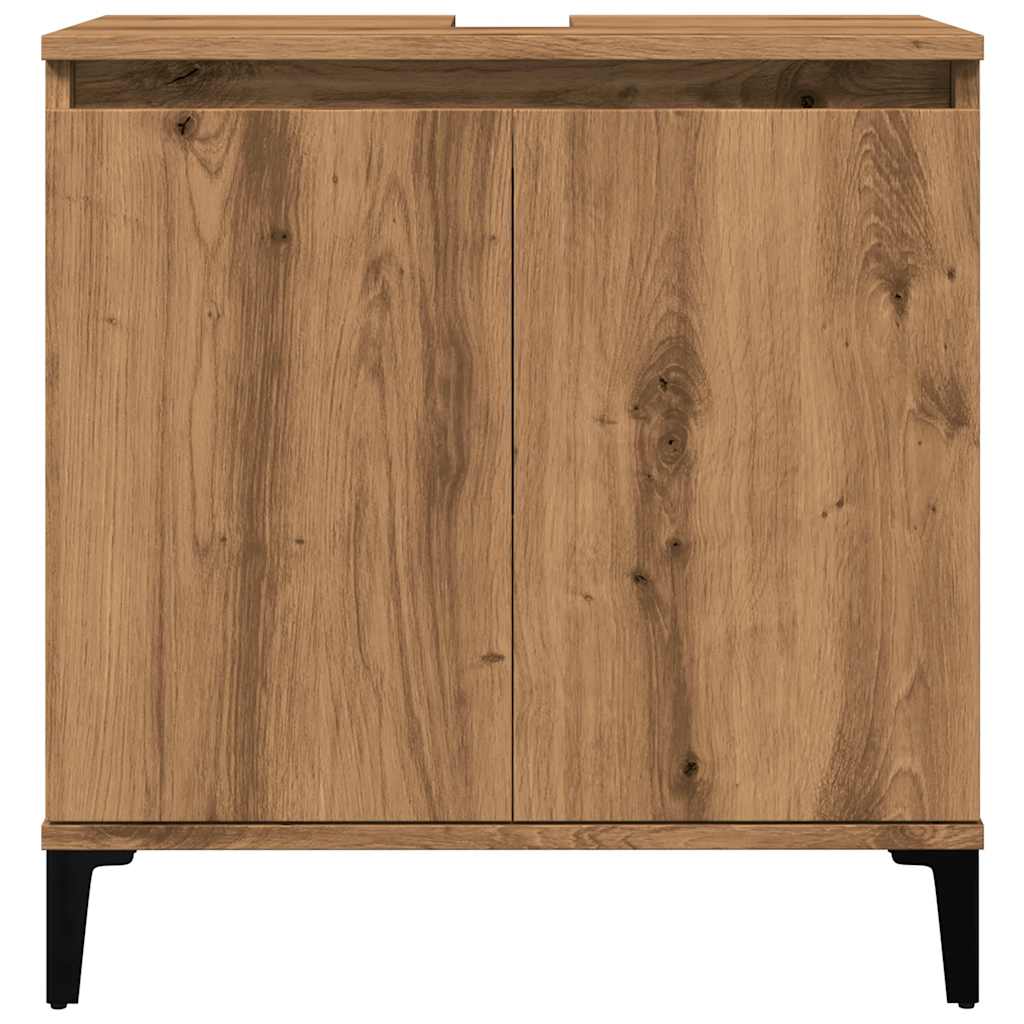 Vanity unit, artisan, 58x33x60cm, treated wood