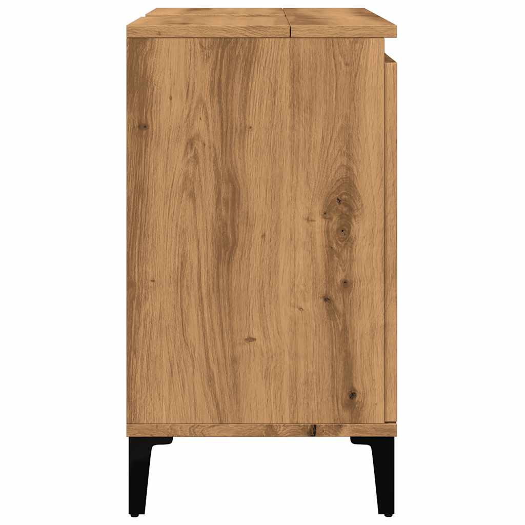 Vanity unit, artisan, 58x33x60cm, treated wood
