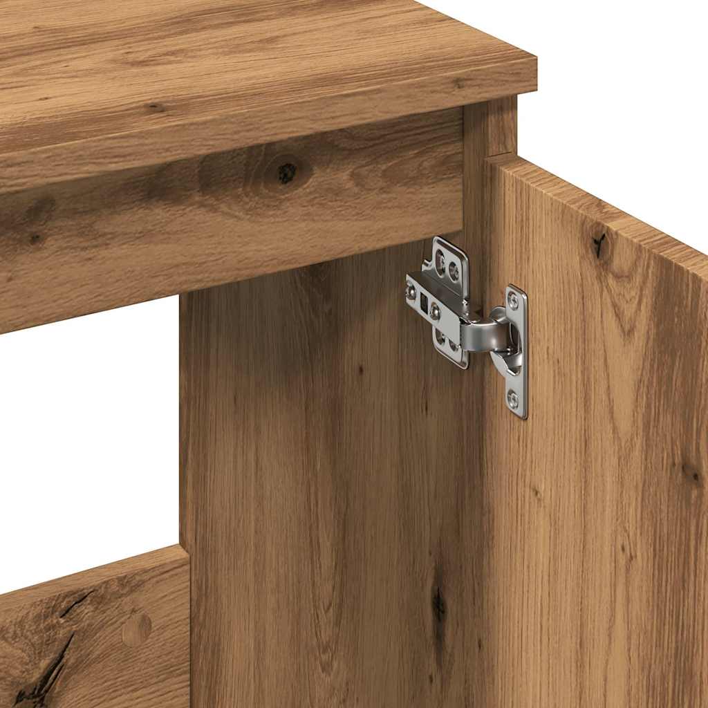 Vanity unit, artisan, 58x33x60cm, treated wood