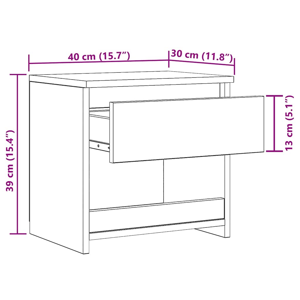 Vanity unit, artisan, 58x33x60cm, treated wood