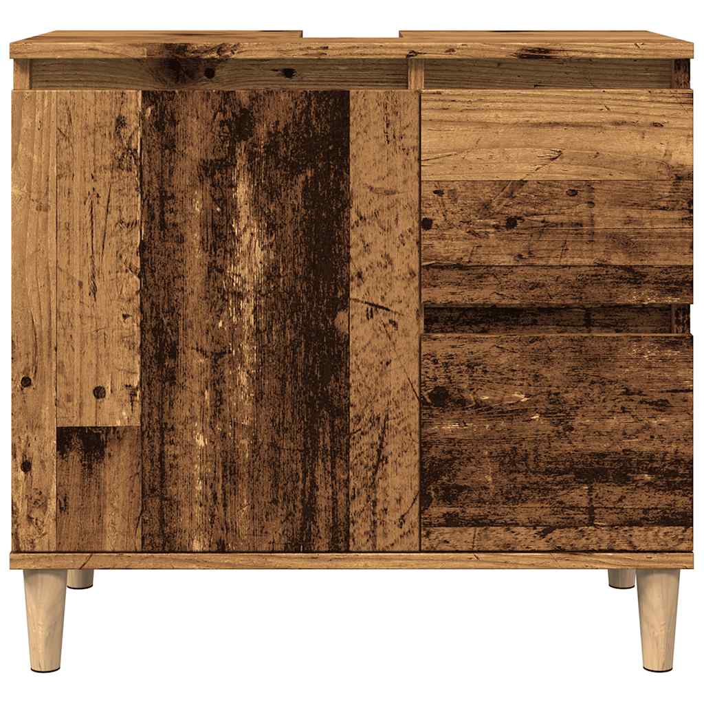 Izlietnes skapītis, koka, 65x33x60cm, apstrādāts koks