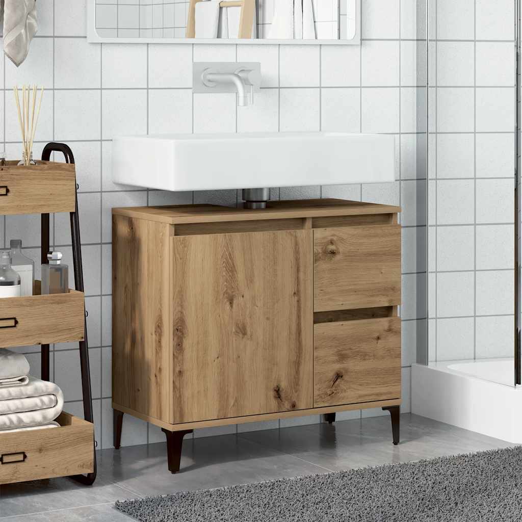 Sink cabinet, artisan, 65x33x60cm, engineered wood