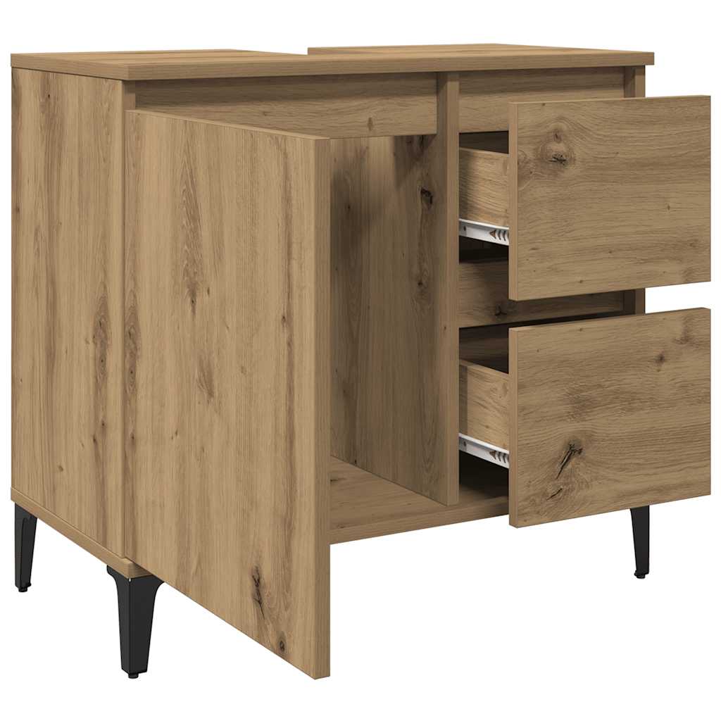 Sink cabinet, artisan, 65x33x60cm, engineered wood