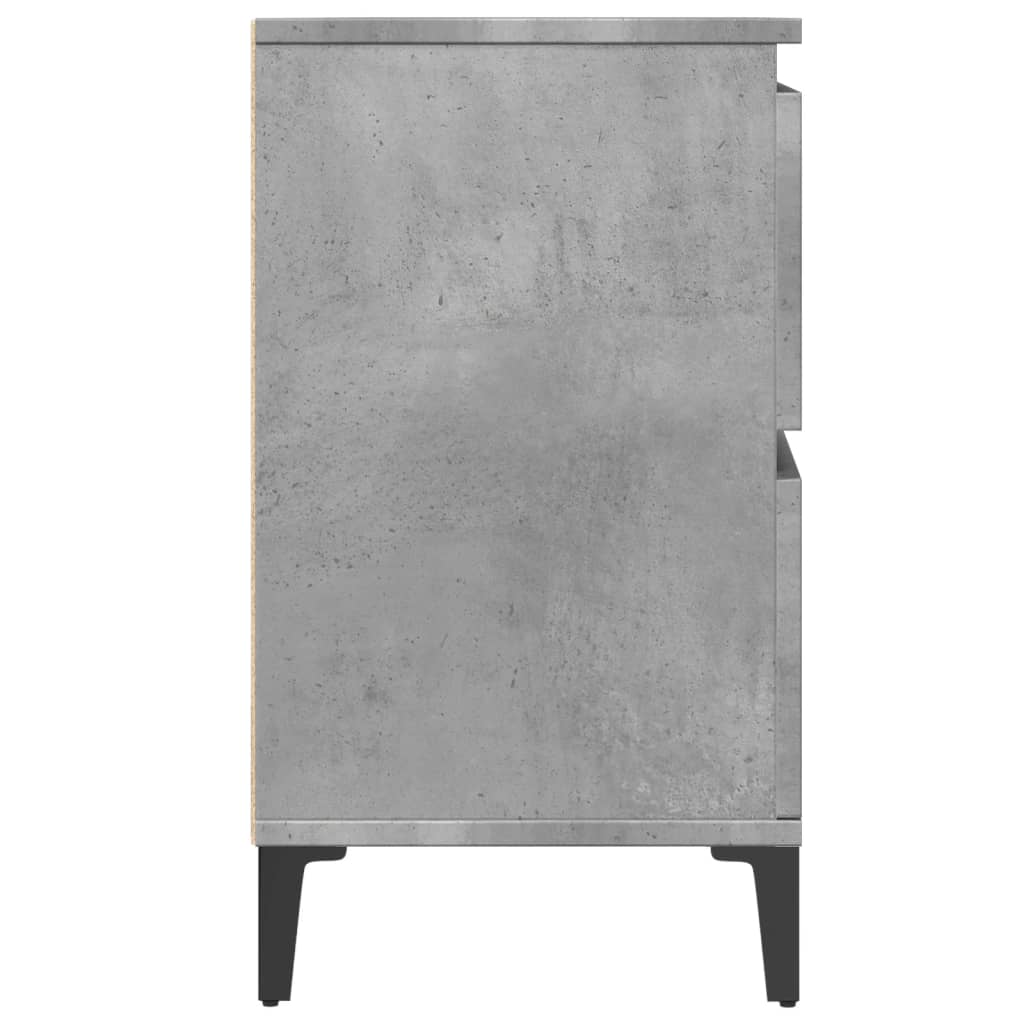 Sink cabinet, concrete gray, 80x33x60cm, engineered wood