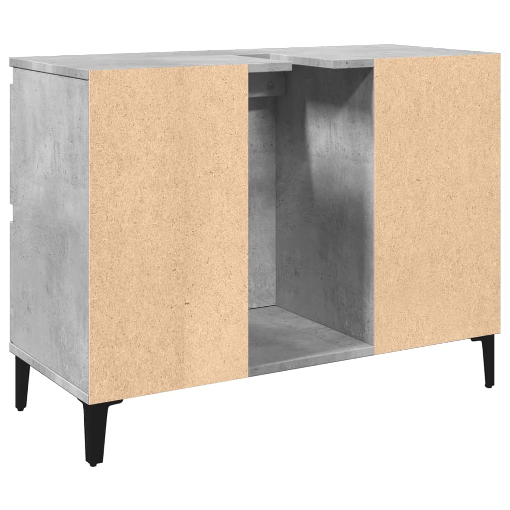 Sink cabinet, concrete gray, 80x33x60cm, engineered wood