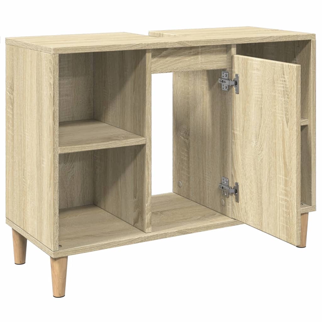Bathroom cabinet, sonoma oak, 80x33x60cm, wood