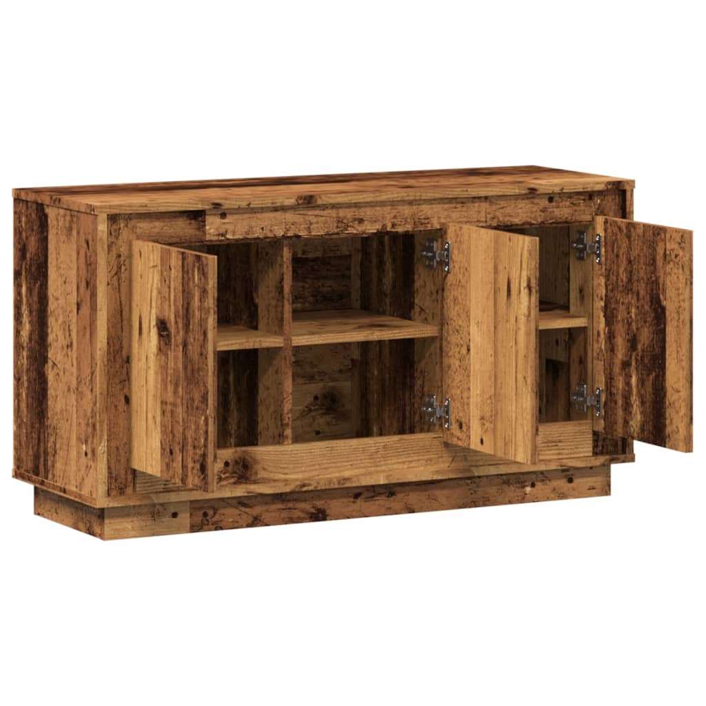 Sānu skapītis, koka, 102x35x55cm, apstrādāta koksne