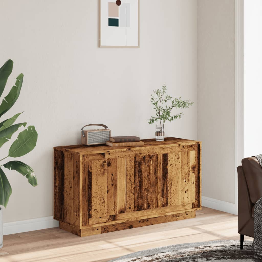 Sānu skapītis, koka, 102x35x55cm, apstrādāta koksne