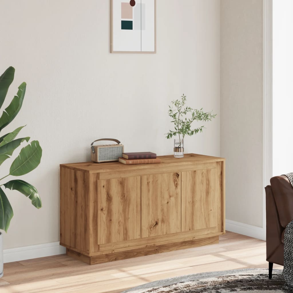 Sānu skapītis, artisāna ozols, 102x35x55cm, apstrādāta koksne
