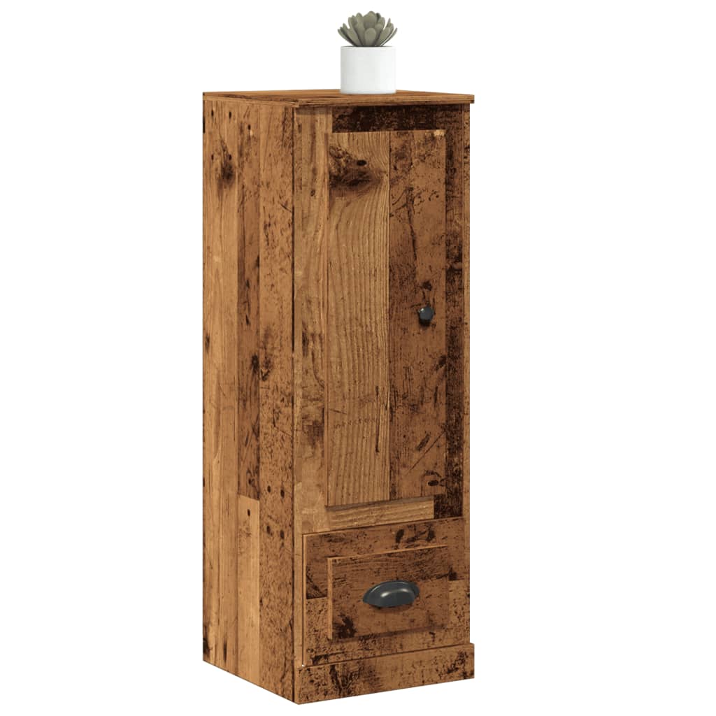 Chest of drawers, black, 36x35.5x103.5cm, engineered wood