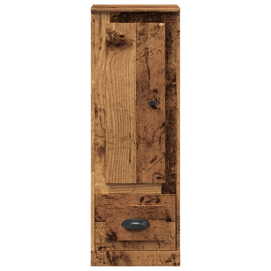 Chest of drawers, black, 36x35.5x103.5cm, engineered wood