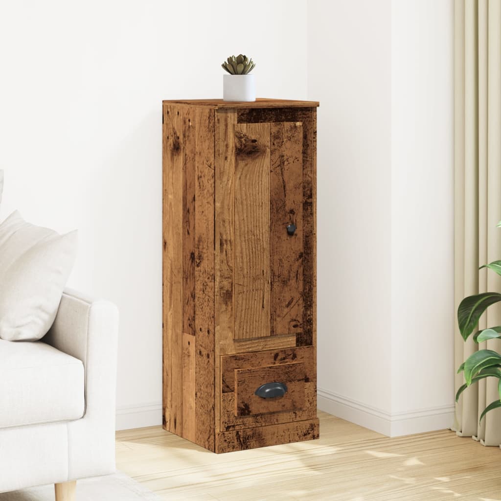 Chest of drawers, black, 36x35.5x103.5cm, engineered wood