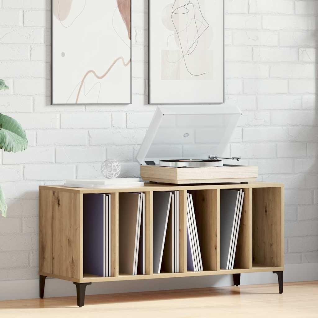 Vinilinių plokštelių spintelė, artisano, 100x38x48cm, mediena