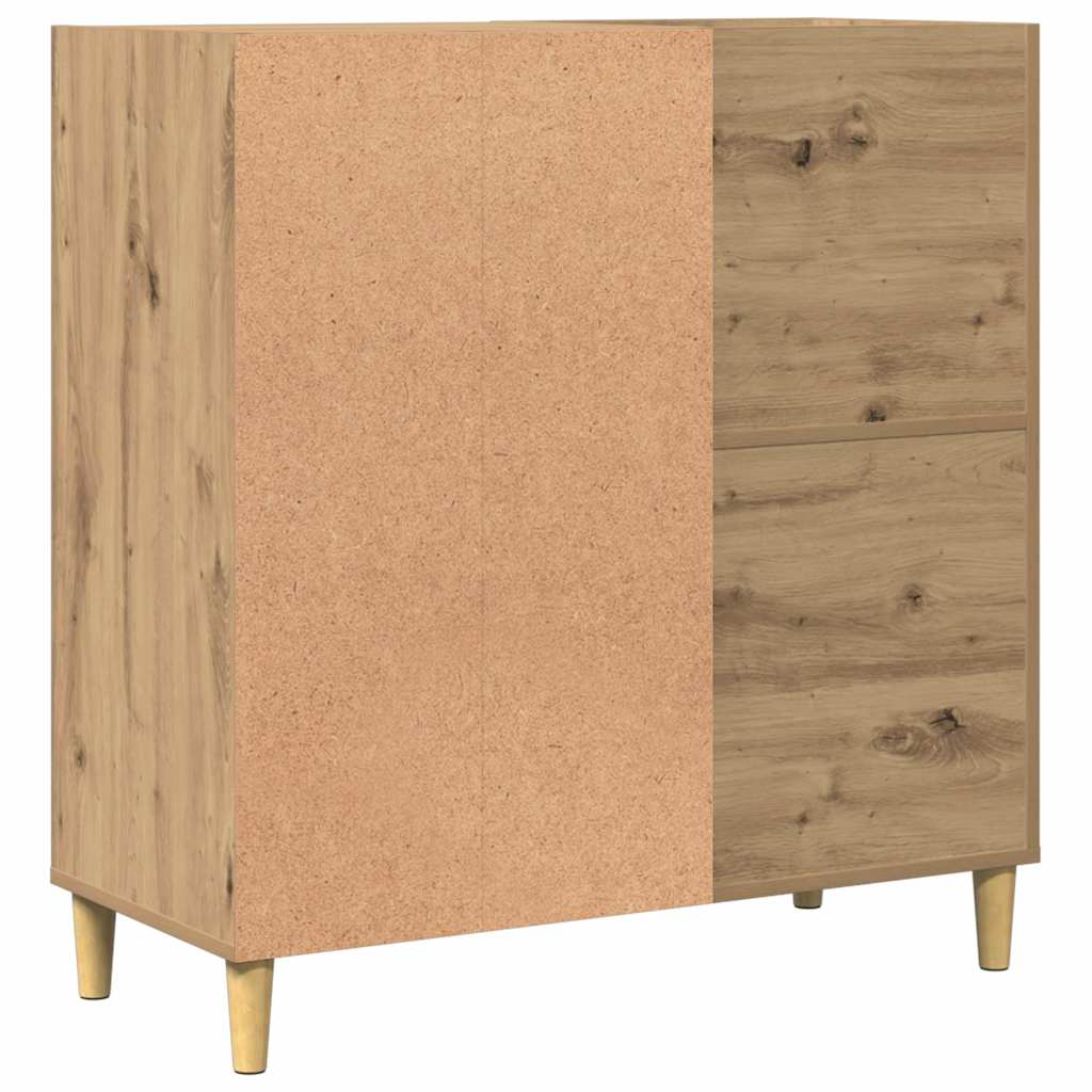 Vinilinių plokštelių spintelė, artisano, 84,5x38x89cm, mediena