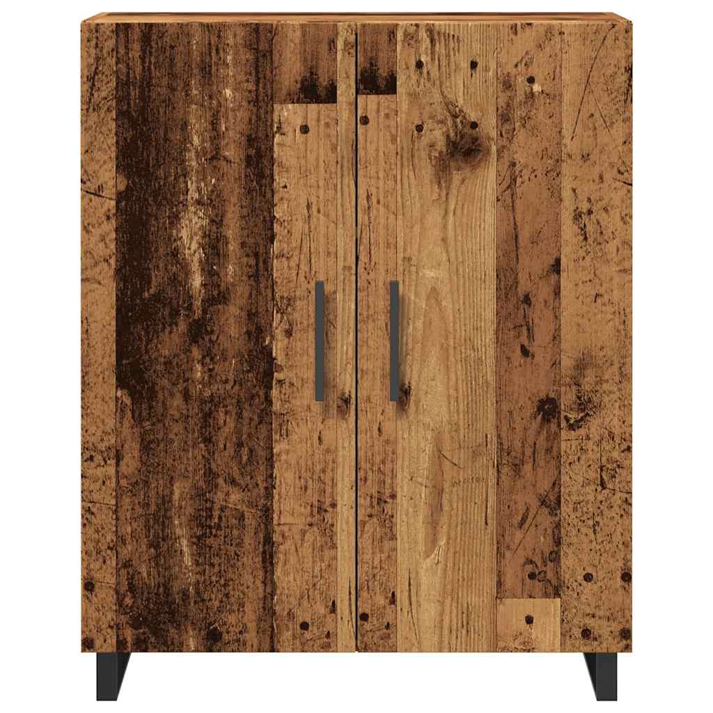 Sideboard, black, 69.5x34x90cm, engineered wood