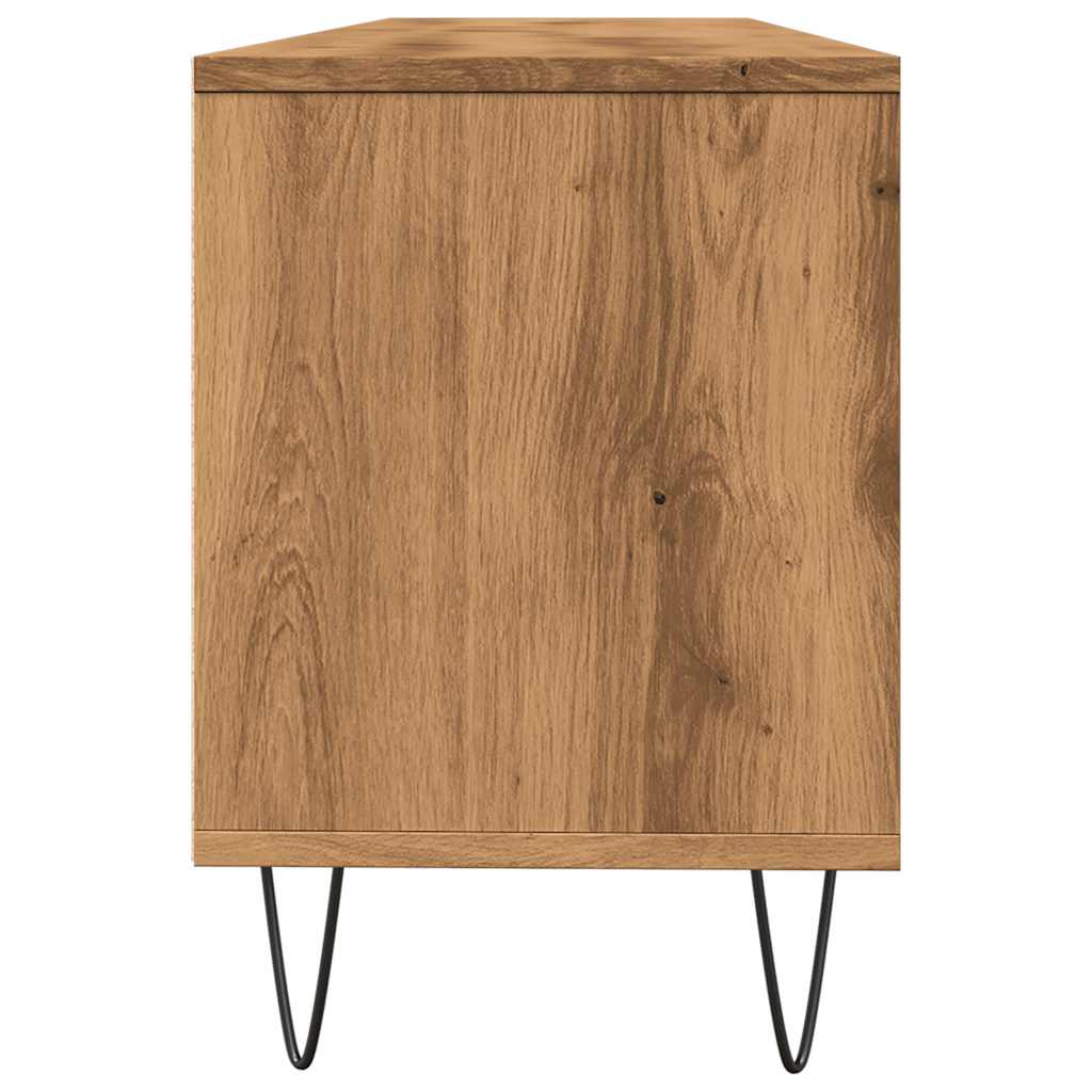 TV skapītis, ozols artisan, 150x30x44,5cm, koks