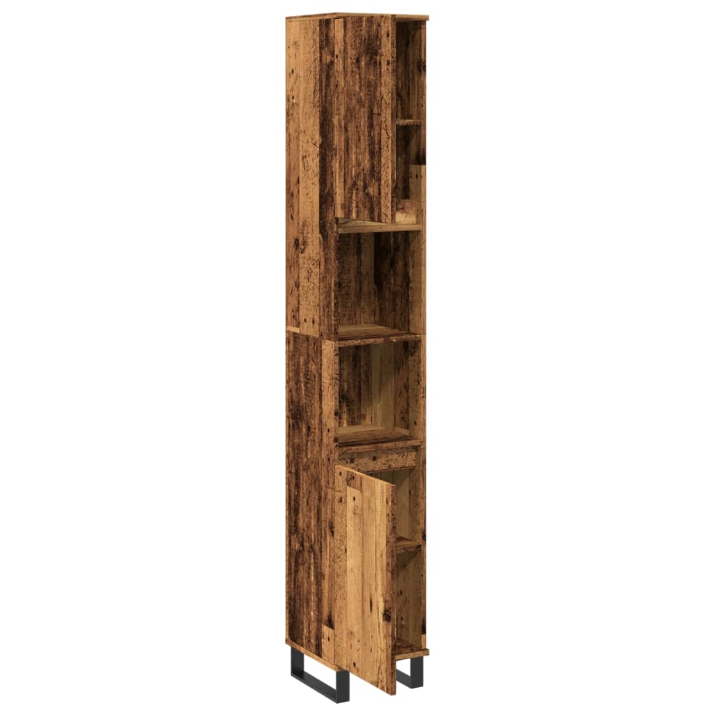 Bathroom cabinet, wood, 30x30x190cm, wood