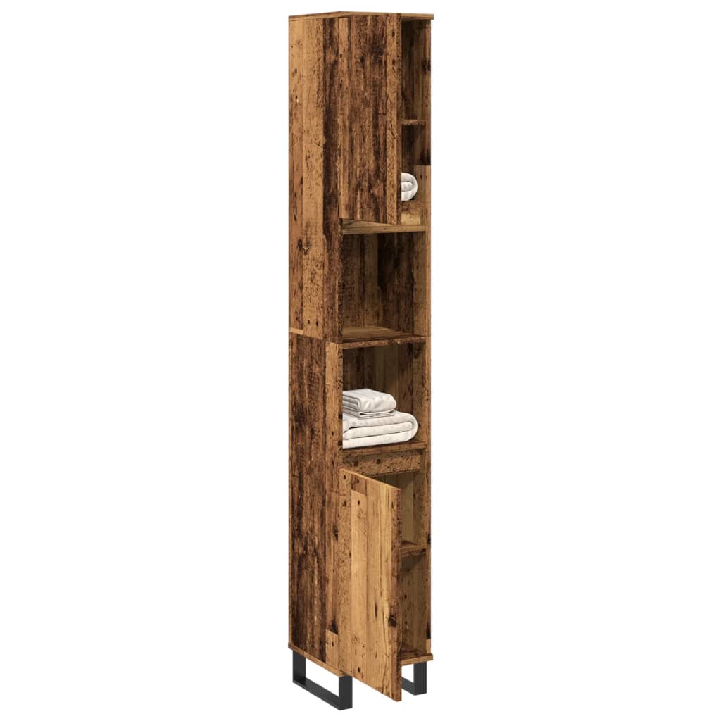 Bathroom cabinet, wood, 30x30x190cm, wood