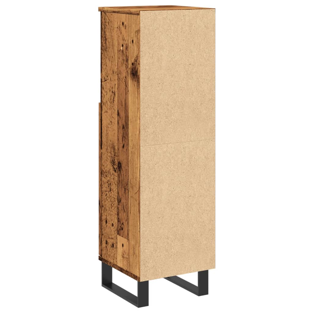 Bathroom cabinet, wooden, 30x30x100cm, wood