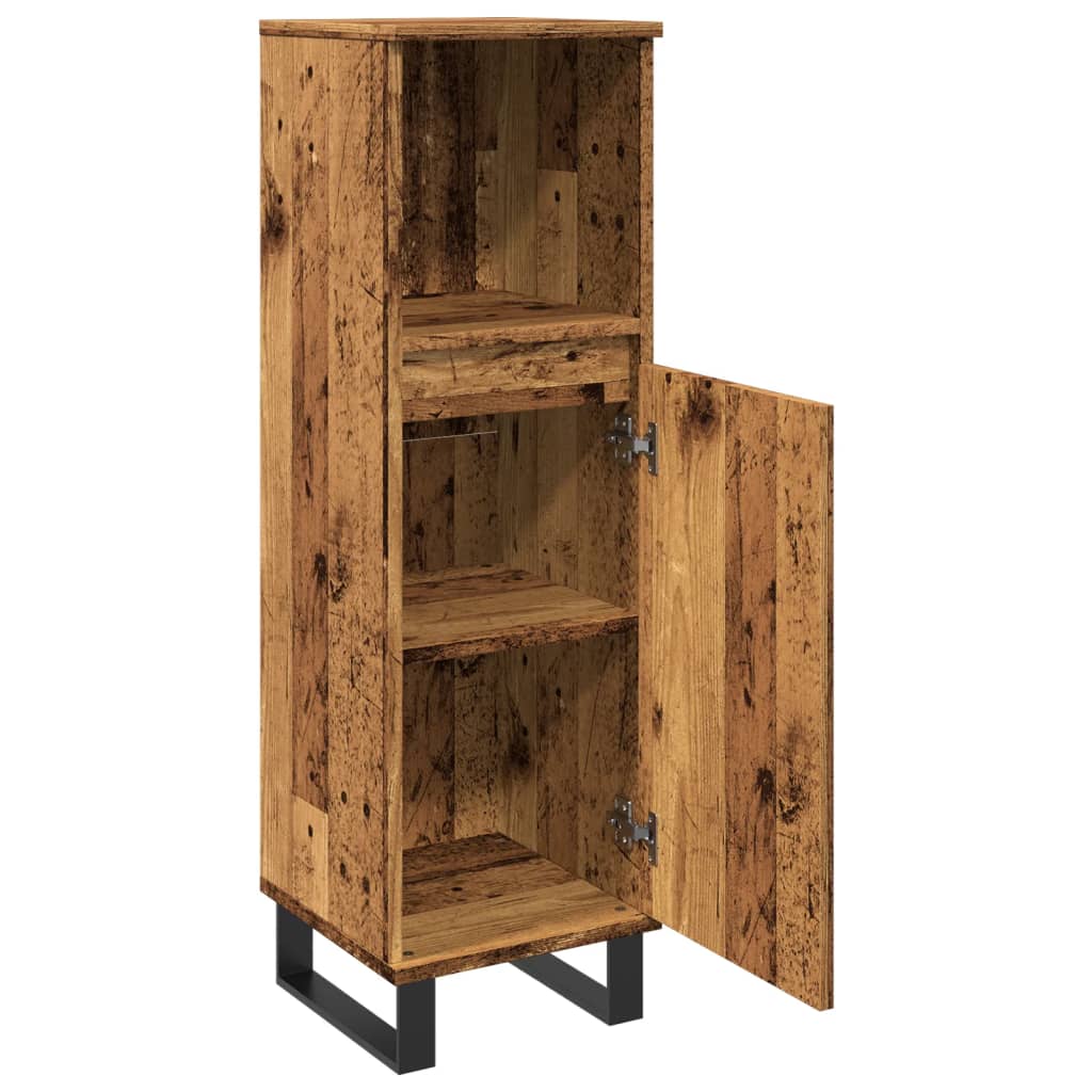 Bathroom cabinet, wooden, 30x30x100cm, wood