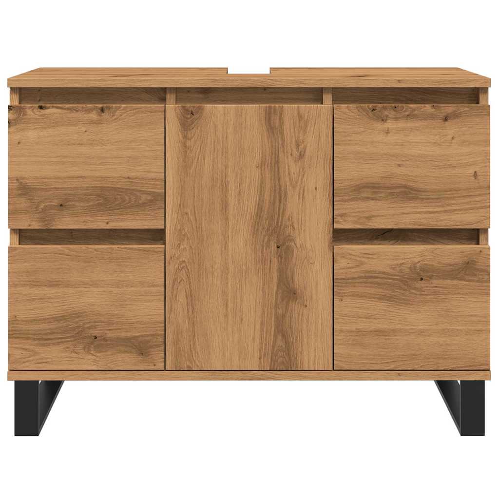 Vannas istabas skapis, ozola koka, 80x33x60cm, koks
