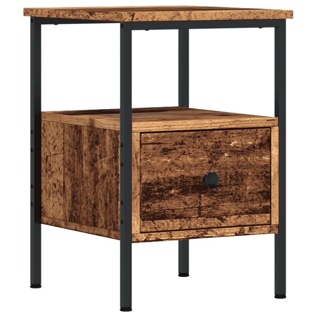 Bedside table, wood, 34x36x50cm, treated wood