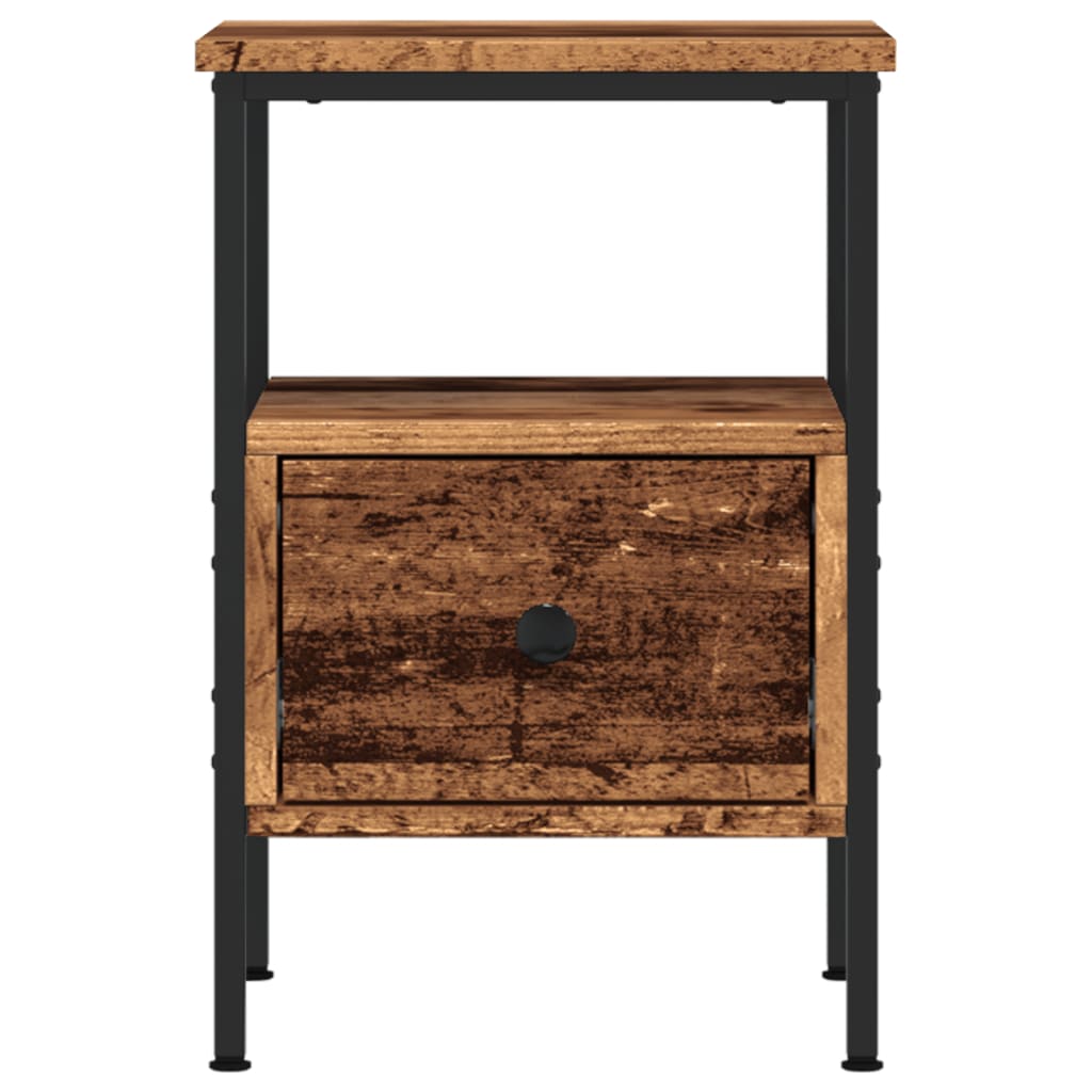 Bedside table, wood, 34x36x50cm, treated wood