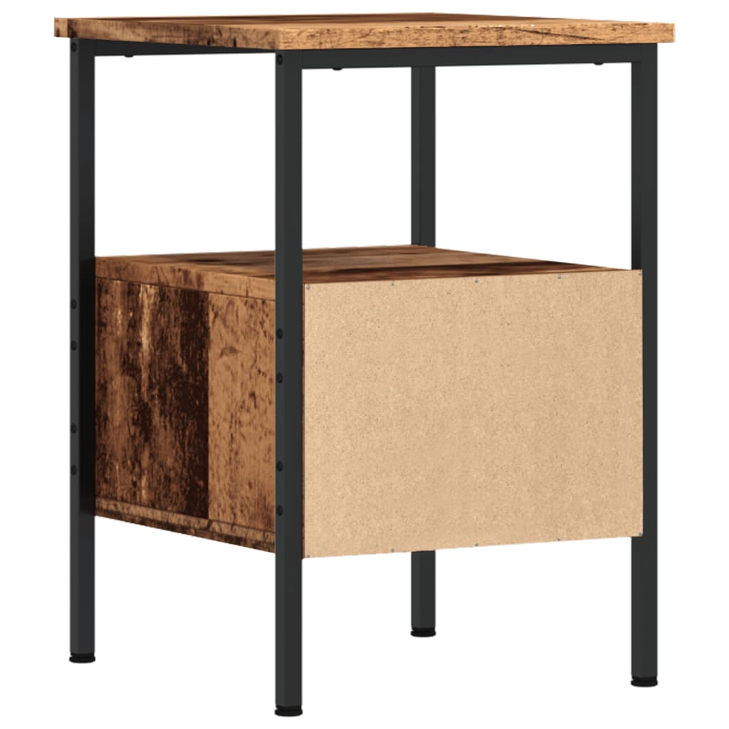 Bedside table, wood, 34x36x50cm, treated wood