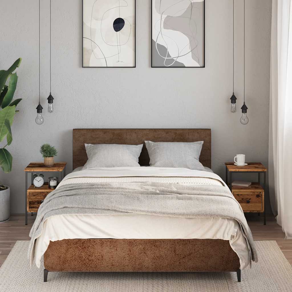 Bedside tables, 2 pcs., wood, 34x36x50cm, wood